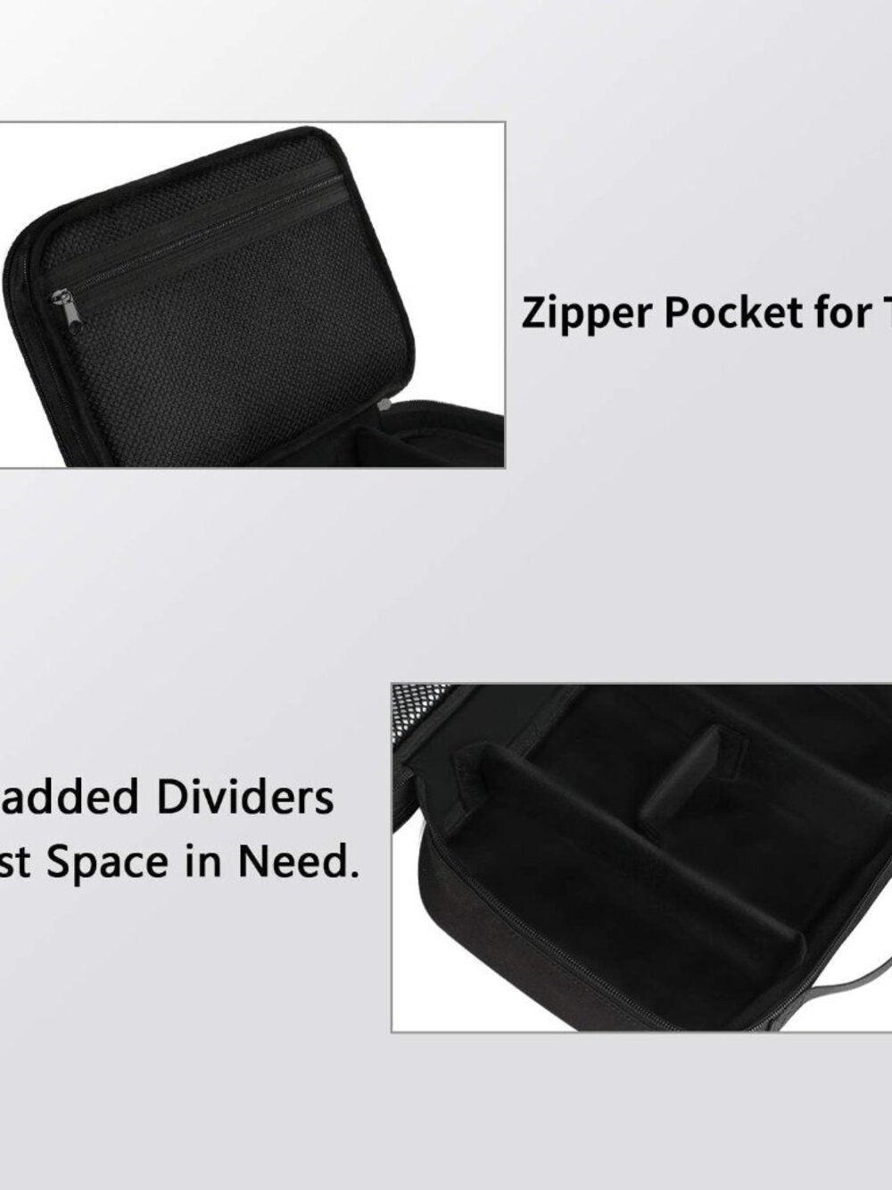 Electronics Organizer Travel Case, Water Resistant Cable Organizer Bag for Trave - Picture 5 of 9